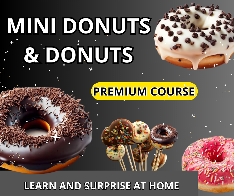 RECIPE FOR DONUTS AND MINI DONUTS